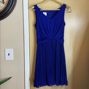 Suzi Chin for Maggie Boutique. Royal blue dress.